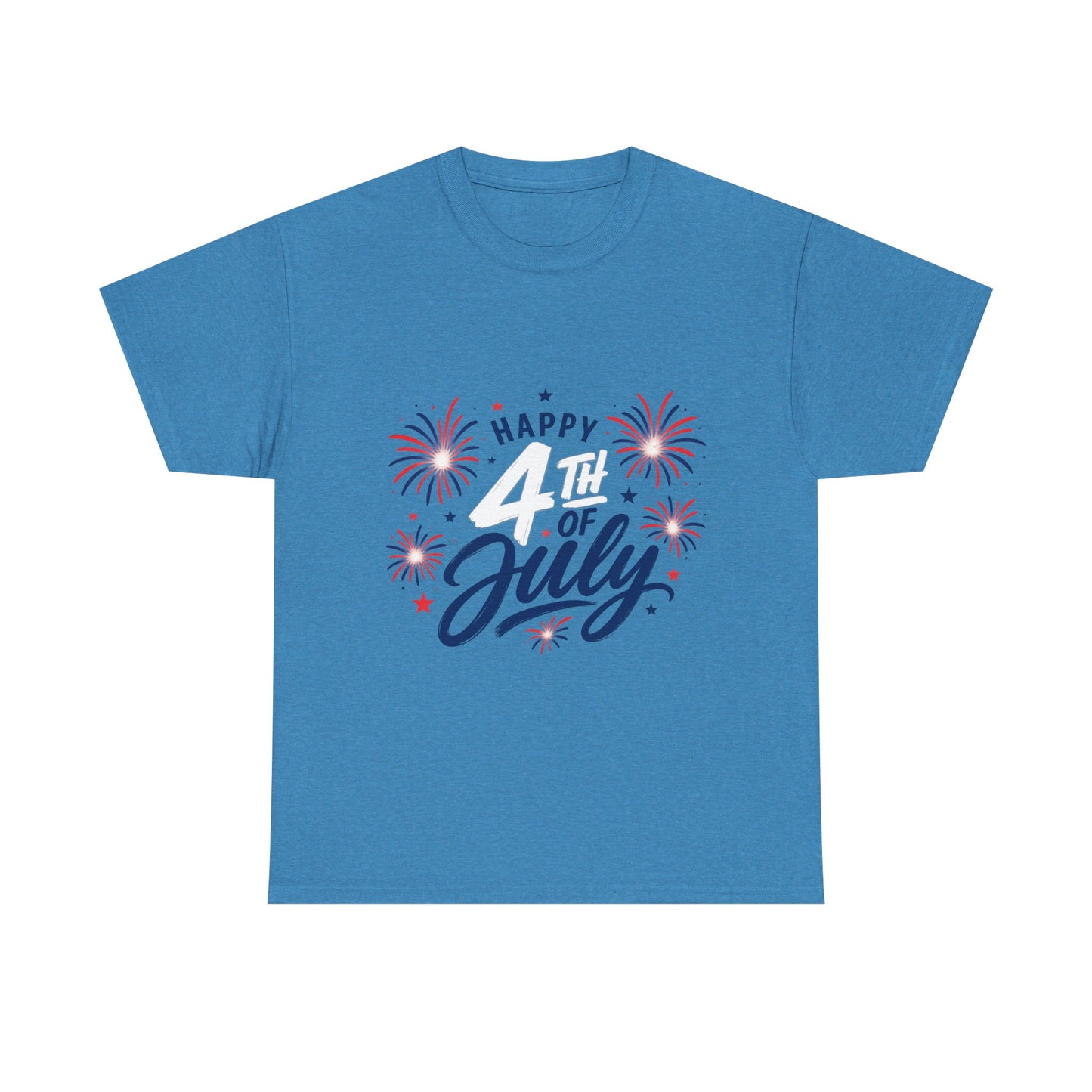 Happy 4th of July fireworks T-Shirt | Independence Day graphic tee