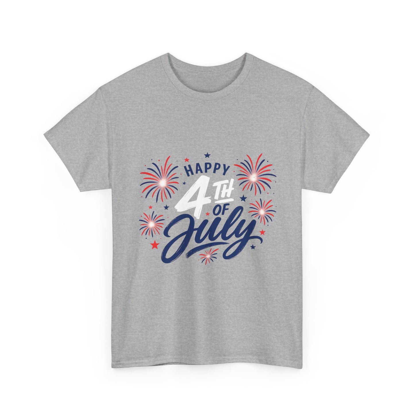 Happy 4th of July fireworks T-Shirt | Independence Day graphic tee