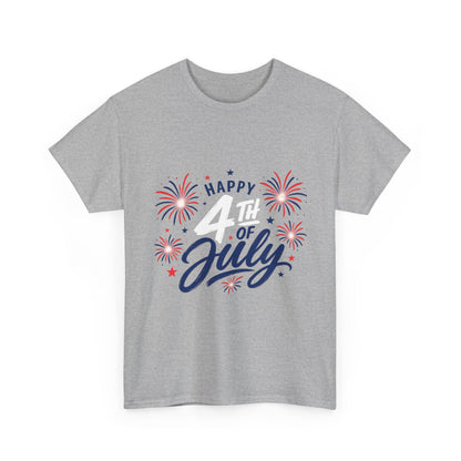 Happy 4th of July fireworks T-Shirt | Independence Day graphic tee
